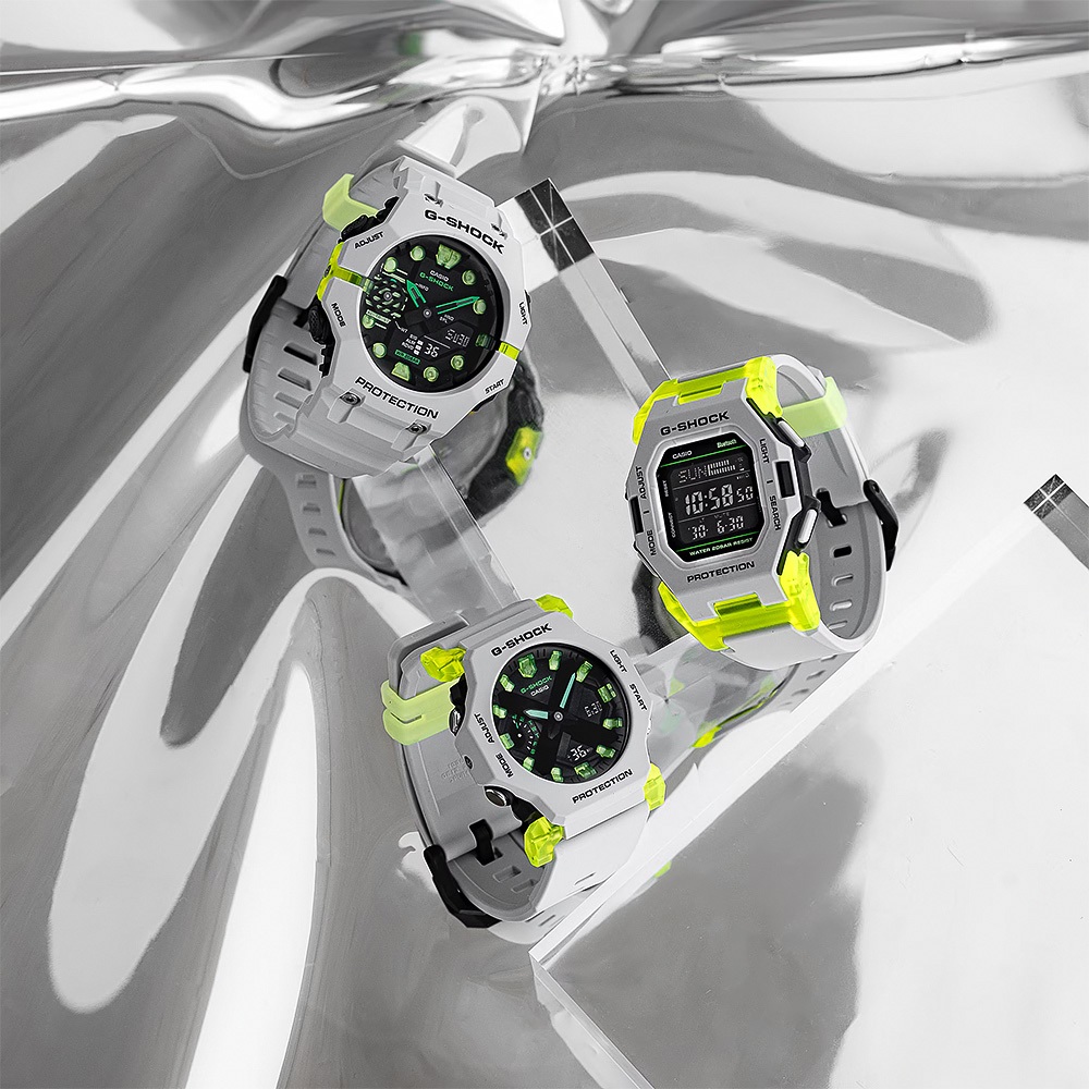 CASIO 卡西歐 G-SHOCK 潮流運動 極簡纖薄小巧雙顯手錶 GA-2300MW-8A, , large