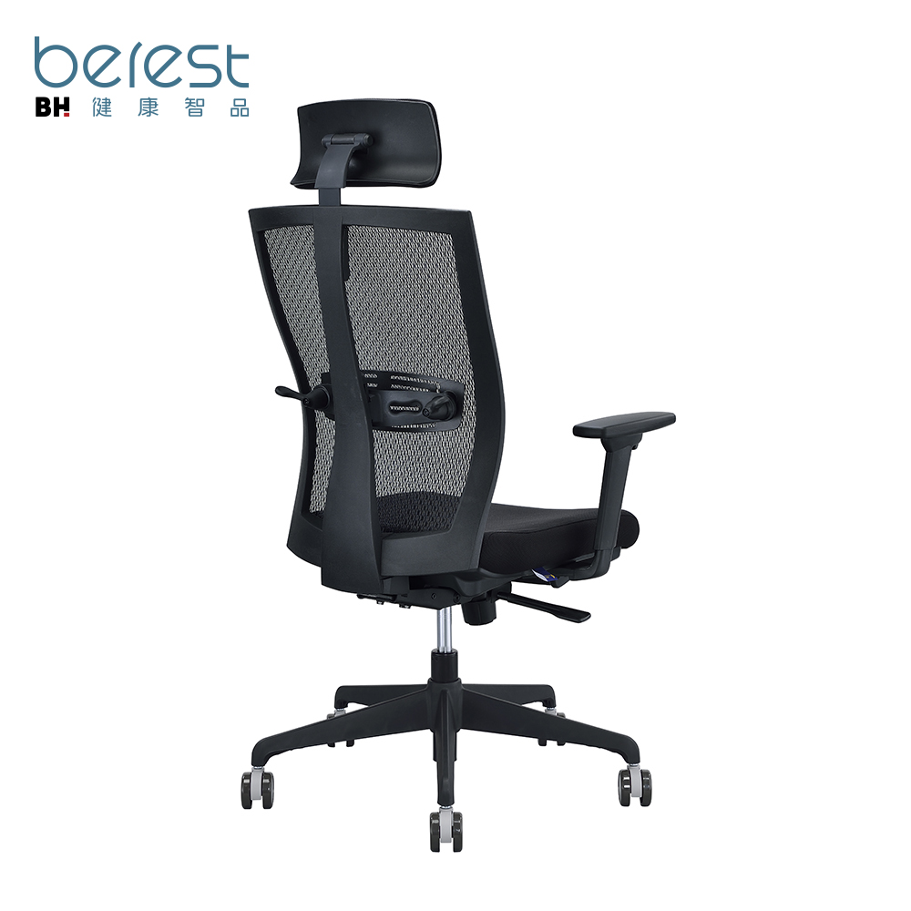 【berest】EVO XT8 多段調整人體工學椅-堅毅黑, , large