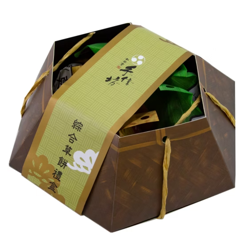 手信坊 綜合草餅禮盒 黑糖/靜岡綠茶口味 6包入/盒, , large