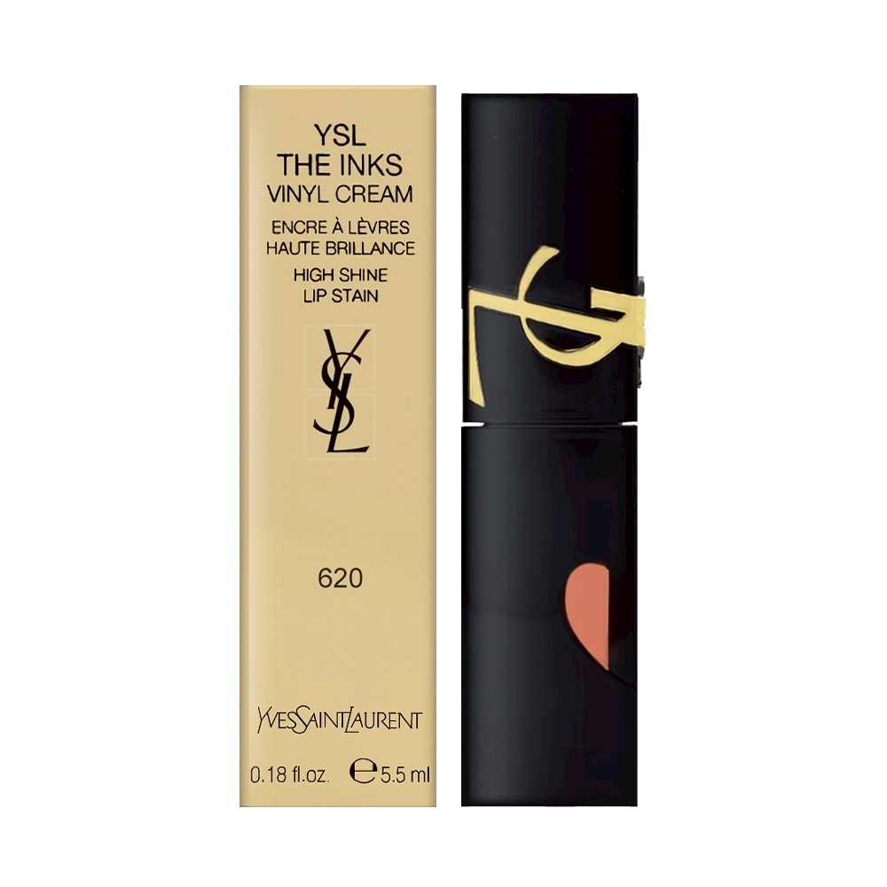 YSL奢華印記鎖心光唇釉 #620, , large