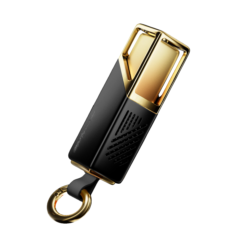 【LISEN】Lipstick-Inspired Hanging Car Fragrance(Black & Gold)(Morning Orchard), , large