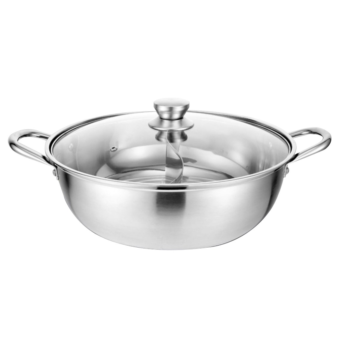 Twin-side hot pot 32cm, , large