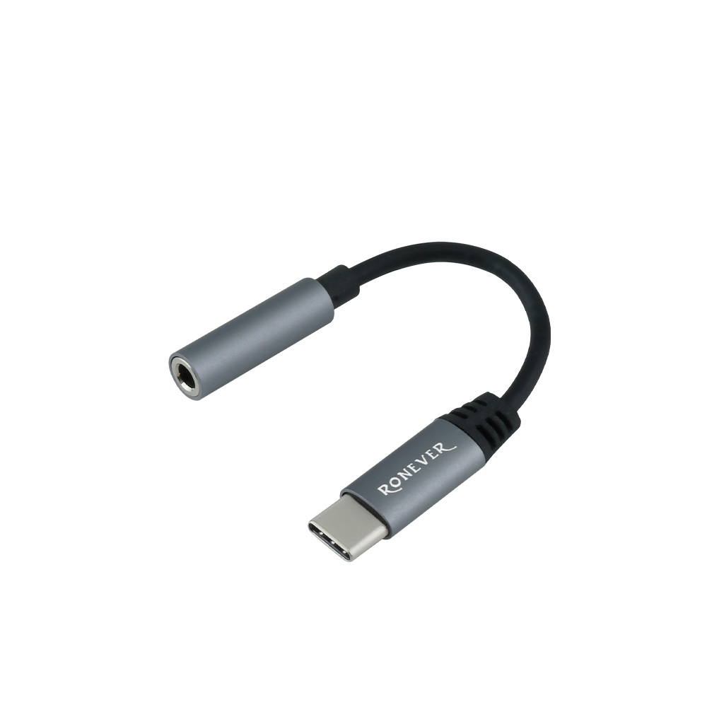 [RONEVER] TYPE-C轉3.5mm音源線 PC-TJ01, , large