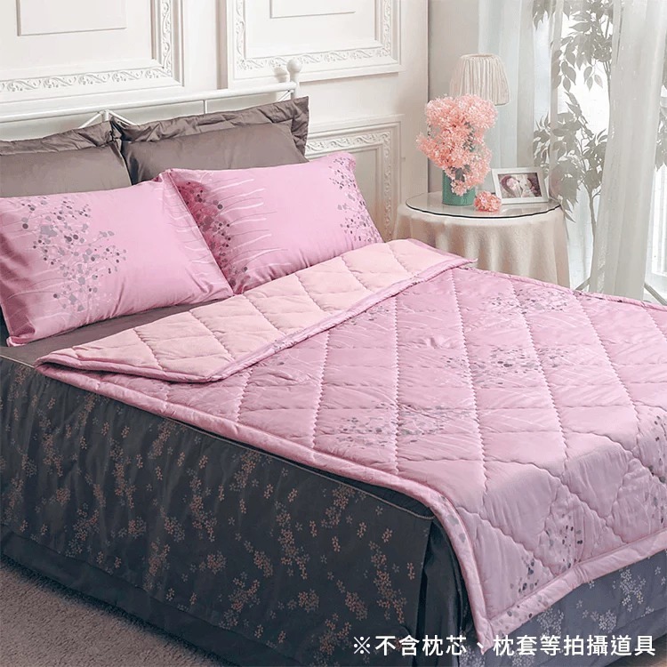 [CINN Far-Infrared] Nano FIR Blanket &ndash; Golden Branch in Lilac Pink｜5 x 7 ft｜Thickened Winter Edition, , large