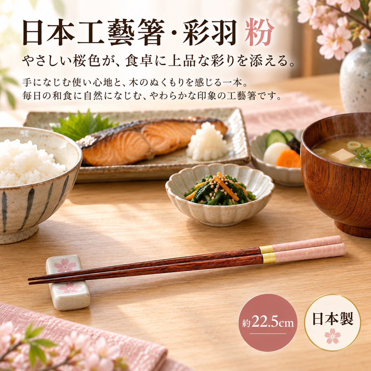 【HIYASU日安工坊】日本工藝箸-彩羽 粉, , large