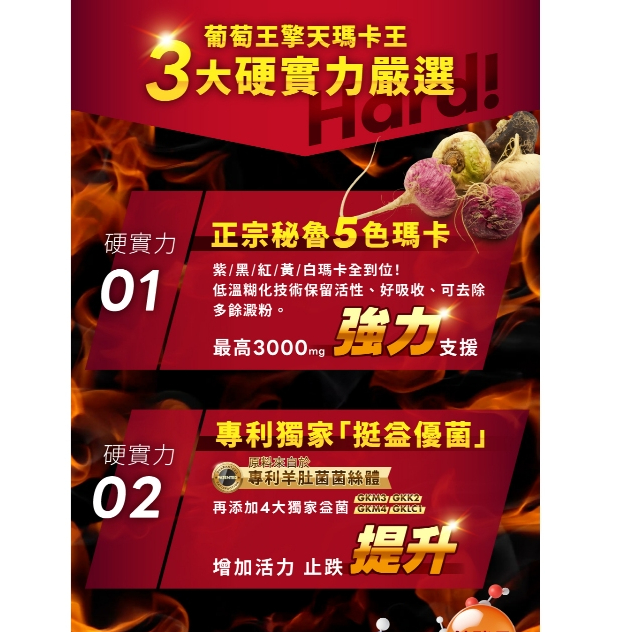 【葡萄王】 擎天瑪卡王粉末15包 x 2盒《專利挺益優菌(羊肚菌菌絲體)》, , large
