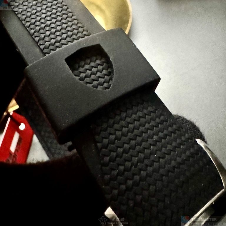[星晴錶業]FERRARI手錶,46mm,FE00108黑色錶面黑錶殼深黑色矽膠錶帶款, , large