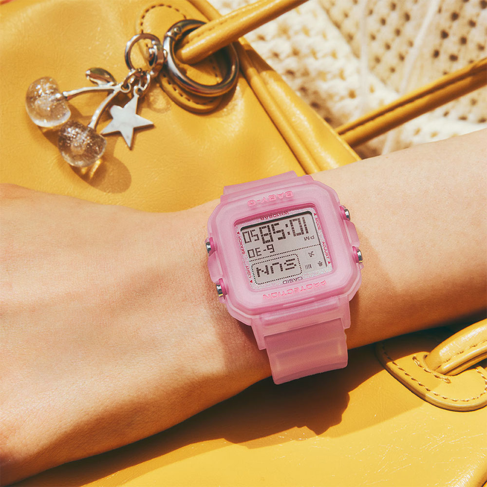 CASIO 卡西歐BABY-G+PLUS 奇幻復古風格電子錶 吊飾套組 女錶 手錶 送禮 禮物 推薦(BGD-10KG-4), , large