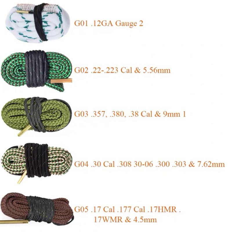 【K.T.T.】K.T.T. 清槍繩 GEN2｜快速高效槍管清潔工具｜多口徑適用｜K.T.Tactical, , large