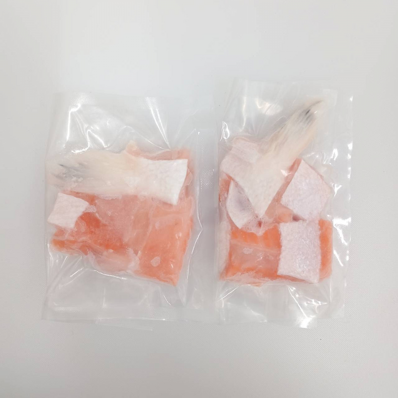 【一夫水產】挪威－鮭魚帶皮腹肉塊, , large