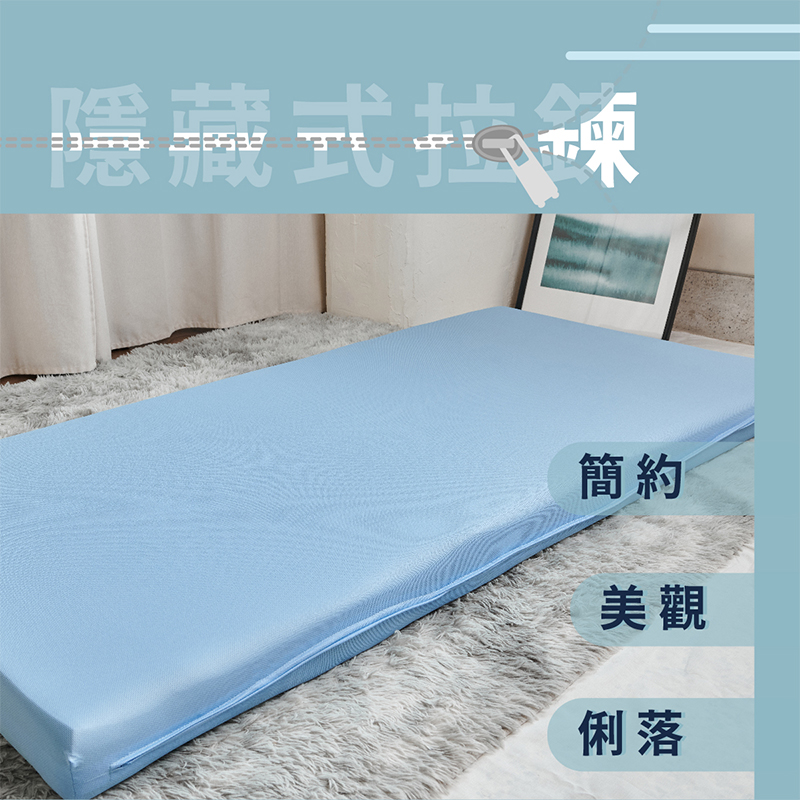 Moisture-wicking memory foam mattress, , large