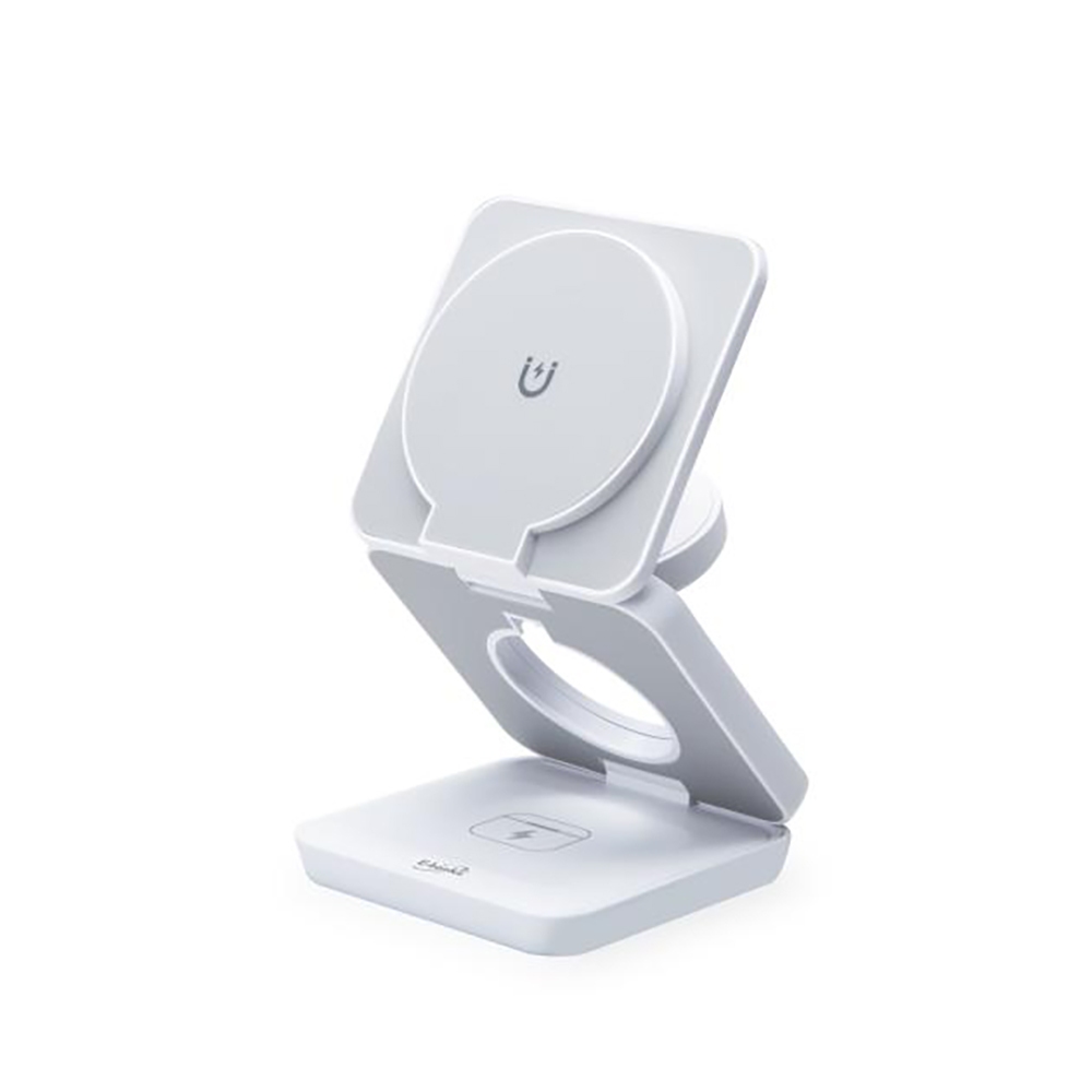 E-BOOKS B98 3-in-1 folding wireless charger magnetic counterpoint fast charging supports simultaneous charging of mobile phones, headphones, and watches, , large