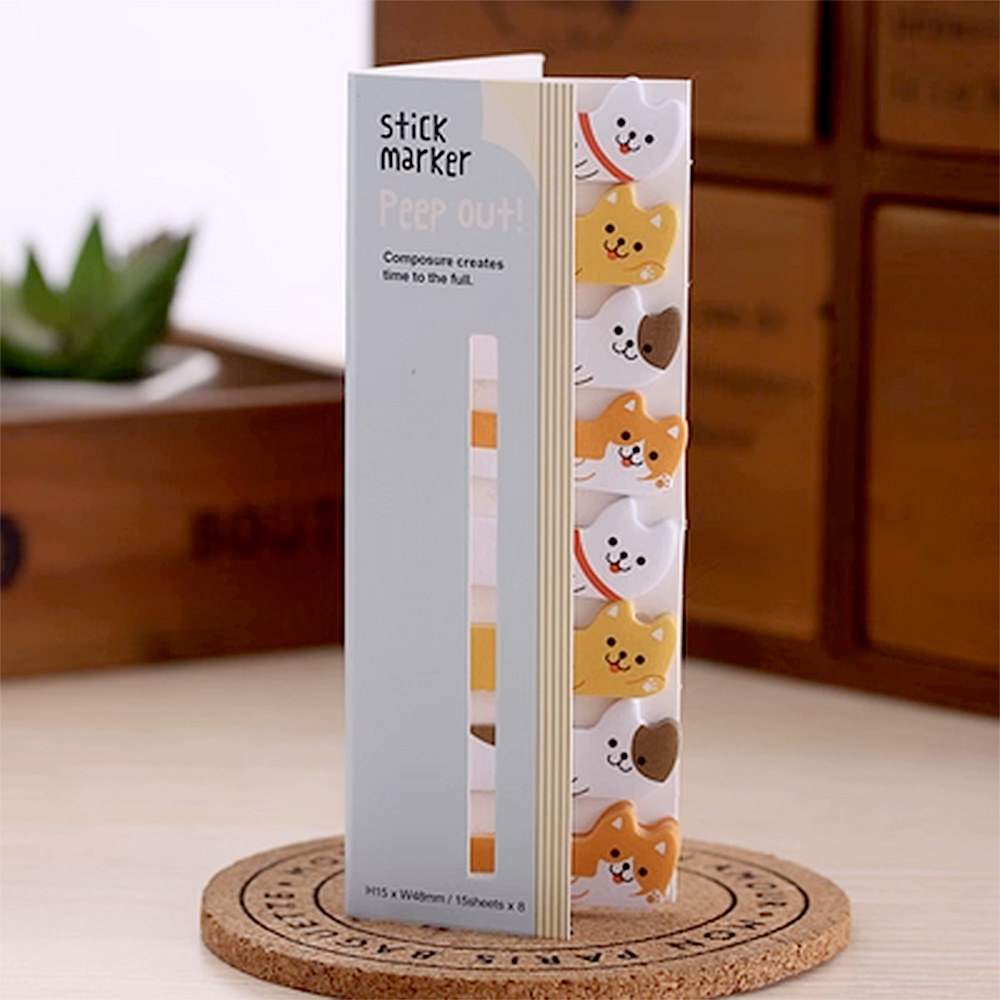 Peeping-out-animal Sticky Notes, , large