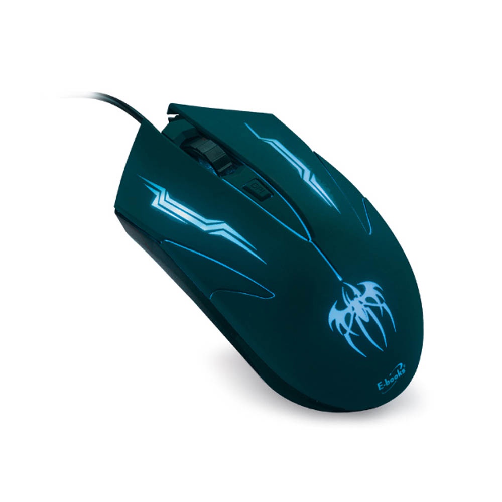 E-BOOKS M70 Gaming RGB Dazzling Silent Mouse Three-stage DPI adjustment Ergonomic design Wired operation smoothly, , large