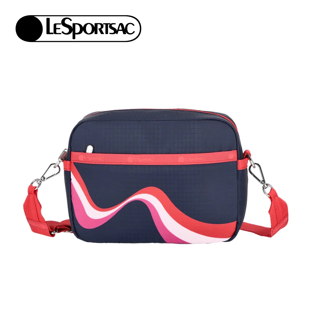 |快速出貨|Lesportsac Deluxe Crossbody 拉鍊斜背包/ 復古波浪, , large