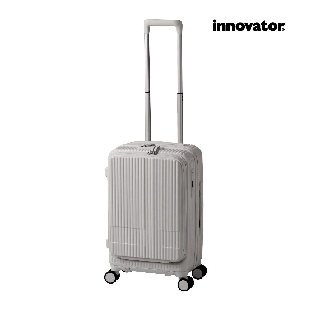 【Innovator】 19吋 鏡面雙前開剎車登機箱 INV50-雲朵白, , large