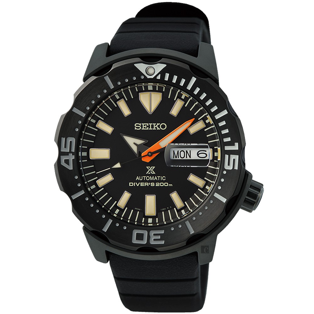 SEIKO 精工 PROSPEX 夜潛怪物 限量潛水機械錶 4R36-10L0C/SRPH13K1, , large