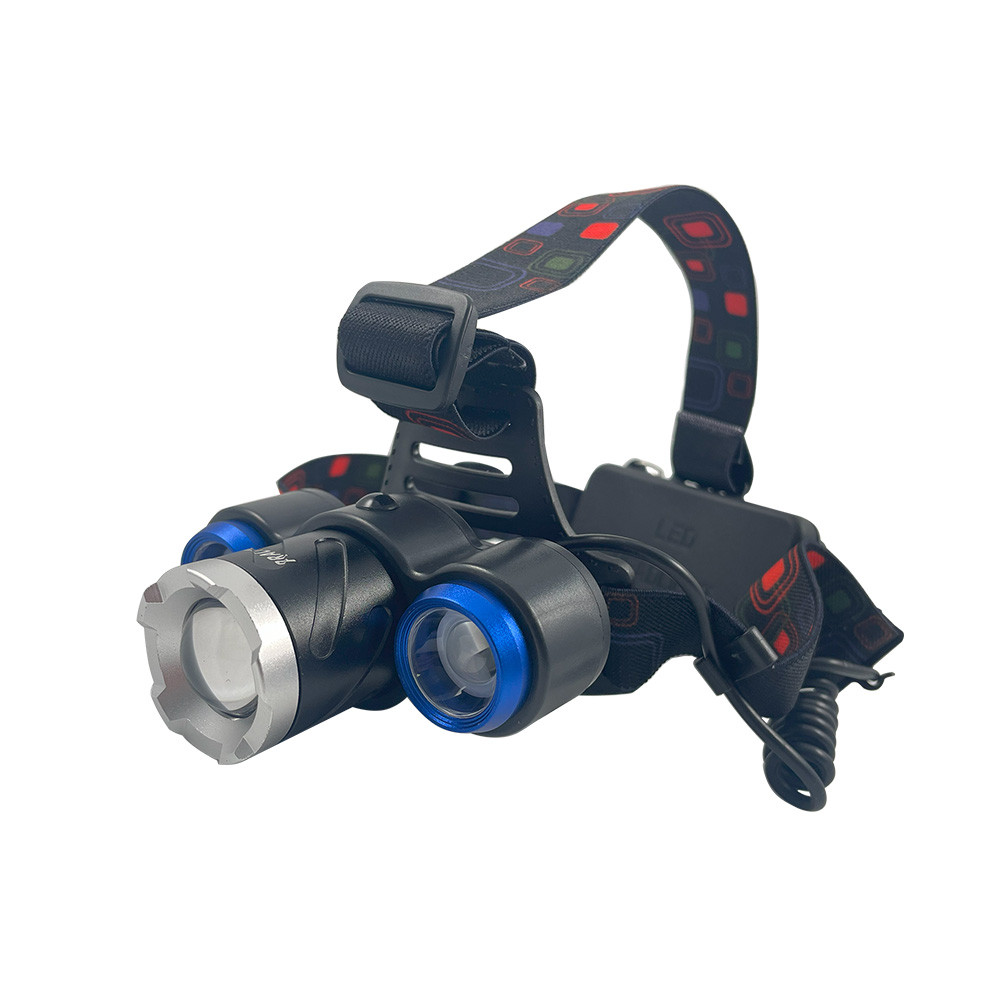 Practical brand zoom headlamp PR-AH801 High brightness, three-stage light source, ultra-power-saving design, power outage, mountaineering, and construction essentials, , large