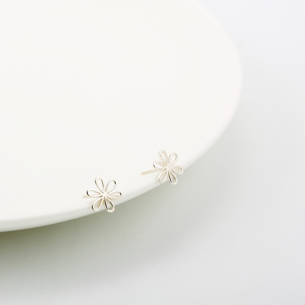 【Angel & Me】Cute Daisy Flower s925 sterling silver earrings Birthday gift, , large