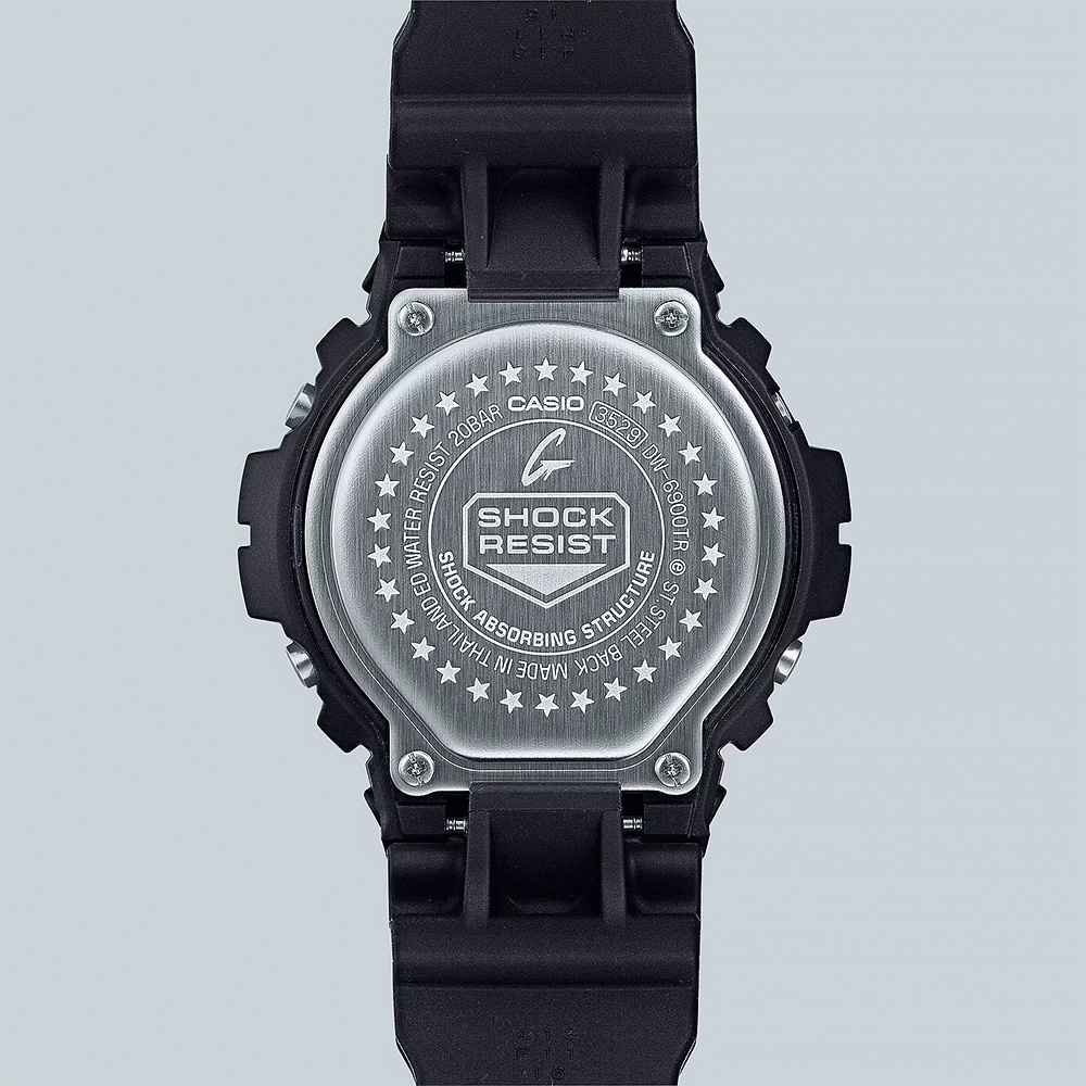 CASIO 卡西歐 G-SHOCK 30周年紀念版 電子錶 手錶-黑 DW-6900TR-1, , large