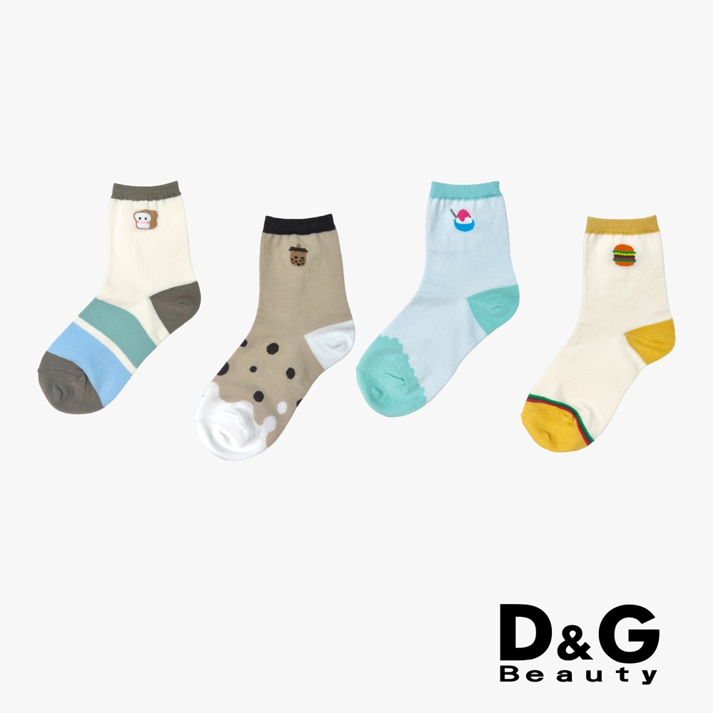 【D&G】食物親子襪22-25cm-吐司 女襪款 短襪 襪子, , large