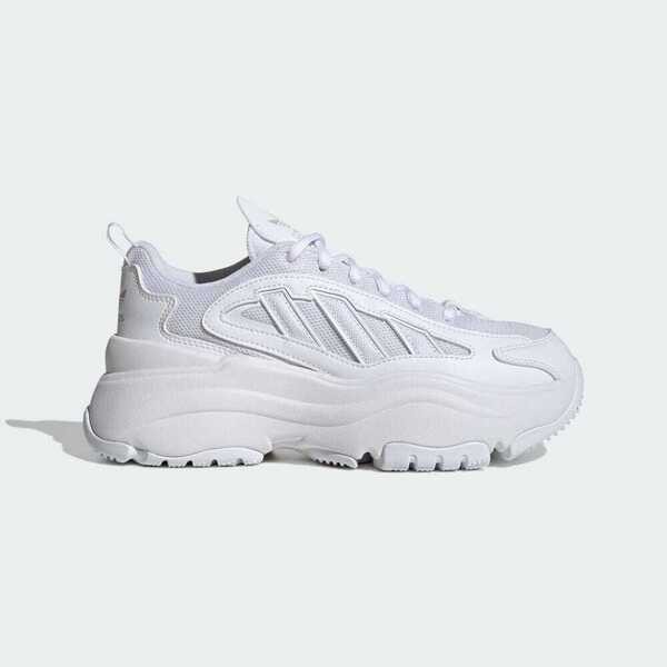 Kixpress-Adidas Ozgaia W 女 休閒鞋 運動 經典 復古 三葉草 厚底 老爹鞋 百搭 舒適 白 [IG6047], , large