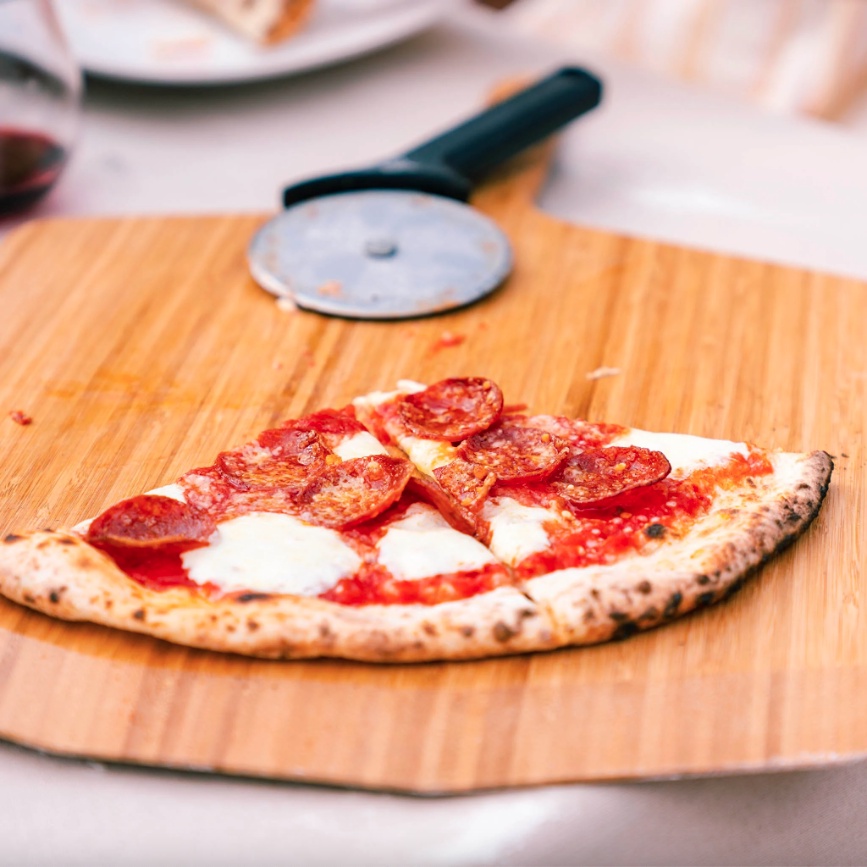 [OONI戶外窯烤爐]竹製披薩托盤12吋 Bamboo Pizza Peel Serving Board 握把托盤 上菜托盤 木質托盤 壽司/牛排/麵包/披薩木板, , large