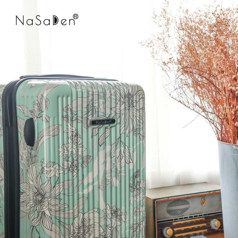 NaSaDen [ Jacaranda ] 22" Carry on Zipper Luggage, , large