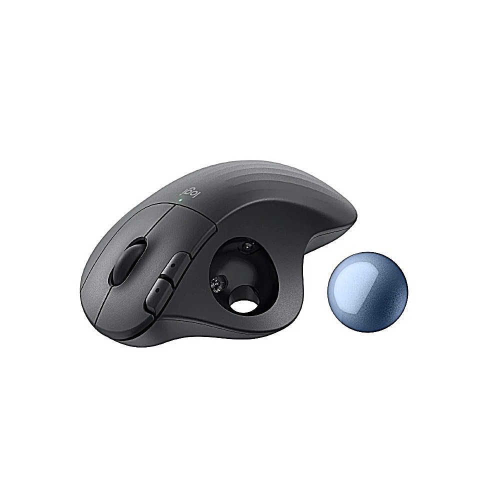 【 Logitech 羅技 】Ergo M575S 石墨黑 無線 軌跡球 滑鼠, , large