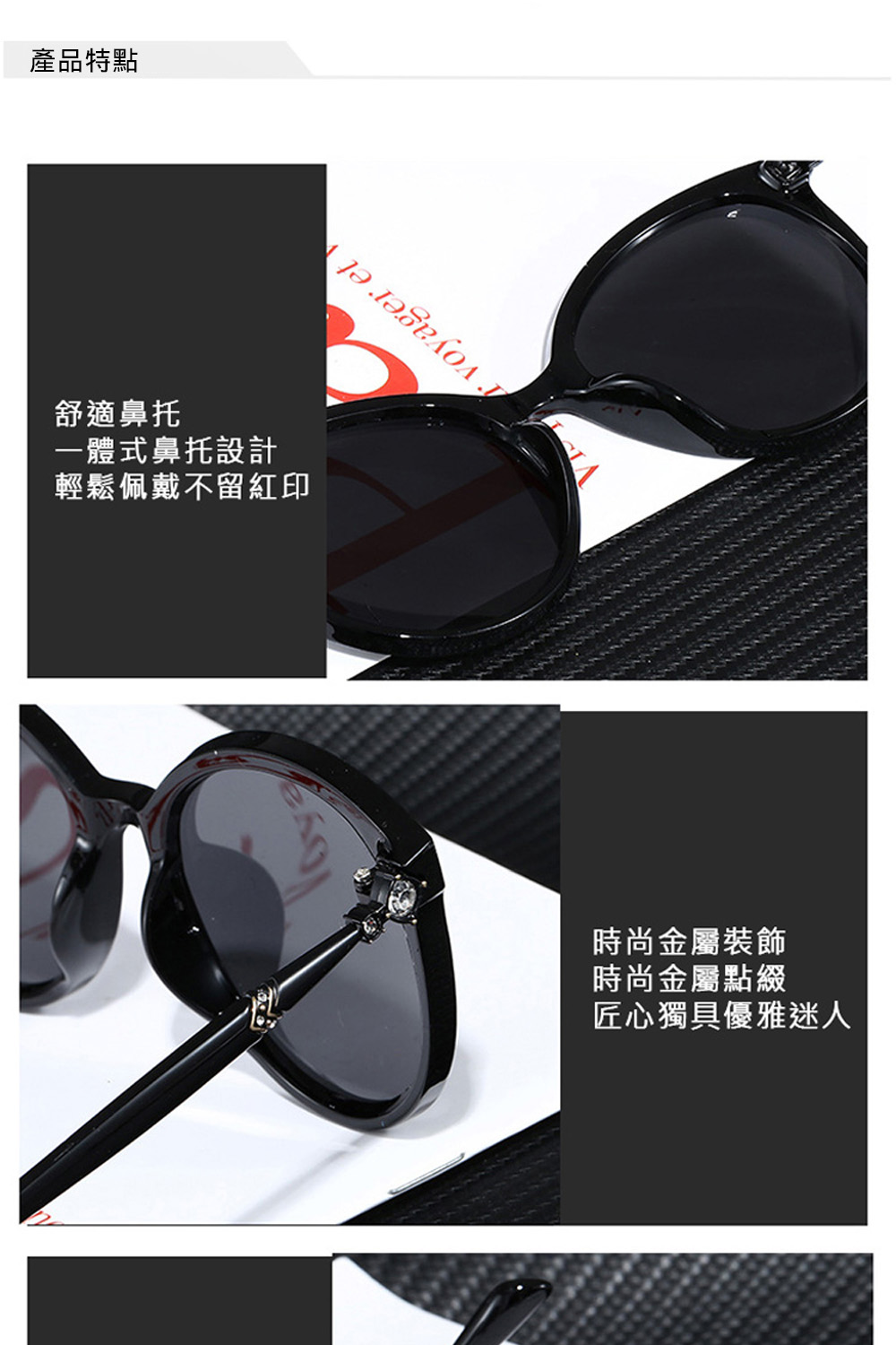 MEGASOL UV400防眩偏光太陽眼鏡時尚男女中性大框墨鏡(P238) 透茶, 透茶, large