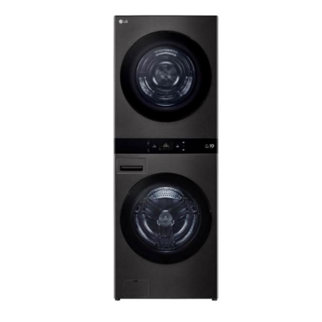【LG 樂金】WashTower AI智控洗乾衣機 一體成型 尊爵黑WD-S2220B加贈LINE九陽多功能料理鍋, , large