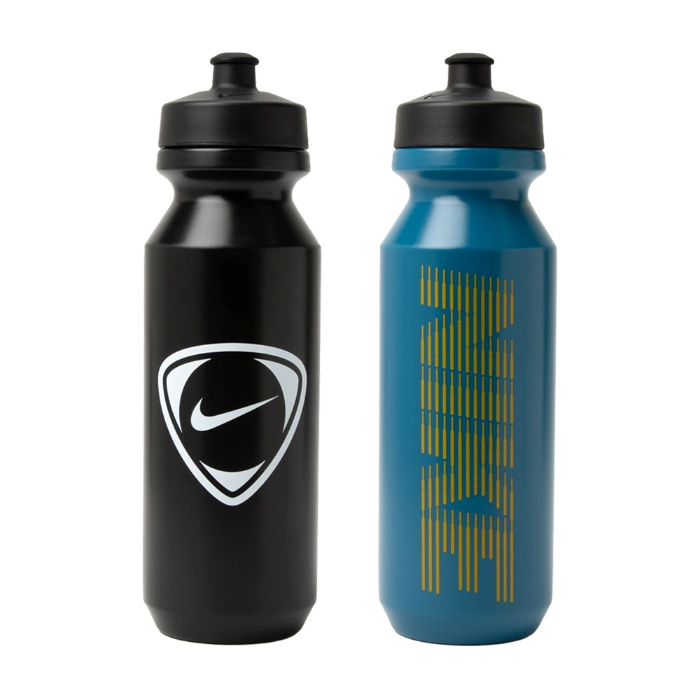 NIKE 大嘴巴水壺 2.0 GRAPHIC 32OZ/946ml 運動水壺 擠壓式水壺 時尚 快速補水 防漏 N000004109132黑/N000004130632墨綠, , large