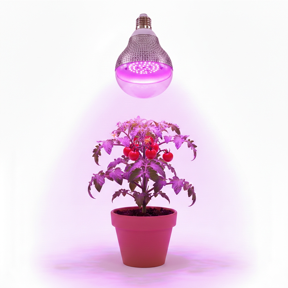 【君沛】紅藍混光 15W 高效能植物燈泡 E27 抑制徒長 精準發根 多肉控型 塊根 鹿角蕨孢子苗補光, , large