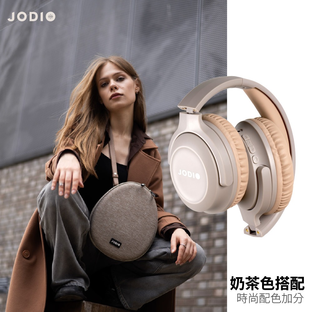 【JODIO】K2 藍芽行動KTV耳機豪華組 雙入 (酷黑色/奶茶色/黑+奶茶色) 無線麥克風 K歌 耳罩 行動KTV 卡拉OK, , large
