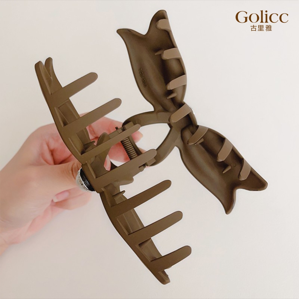 【Gulicc】古莉可 髮夾 典雅復古珍珠蝴蝶結抓夾, , large