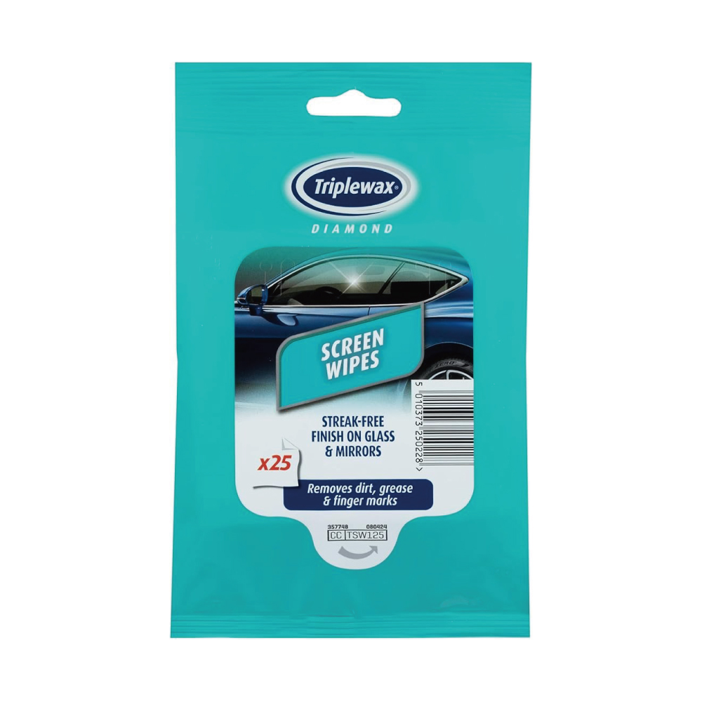 Triplewax Diamond Screen Wipes, , large