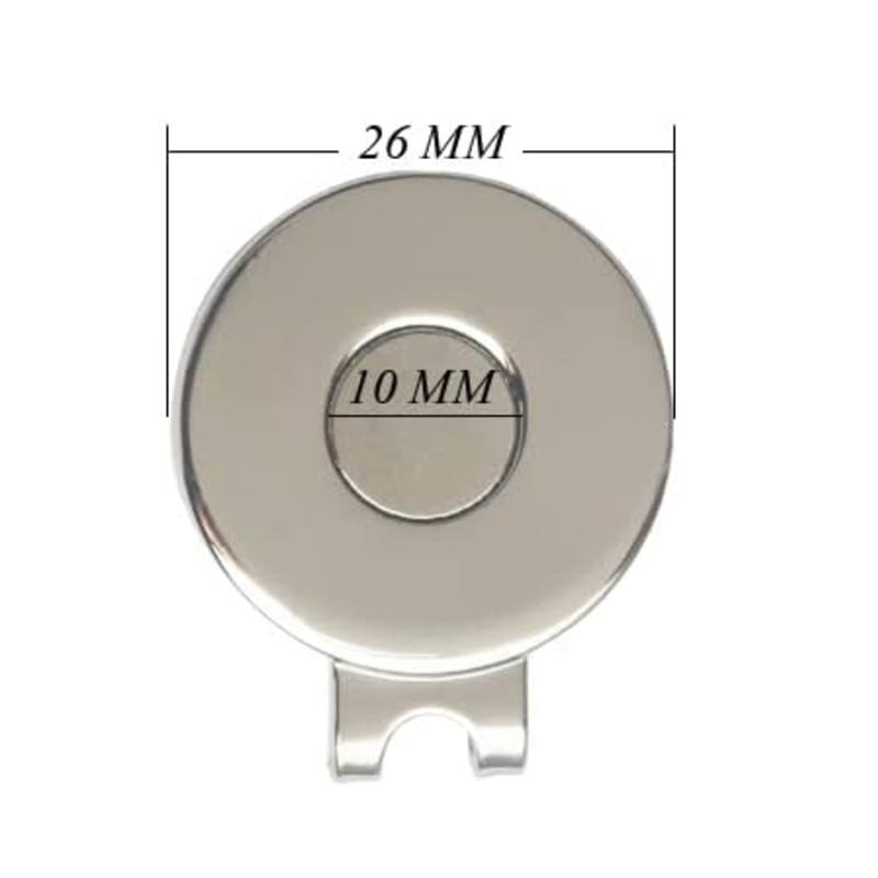 PINMEI 高爾夫球標磁鐵帽夾 2入/組 磁鐵帽夾底座 球標帽夾, , large