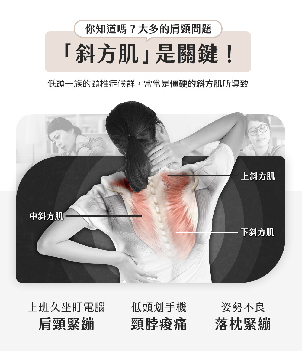 【3ZeBra三隻斑馬】好肩力｜斜方肌肩頸按摩器 天藍, 米白, large