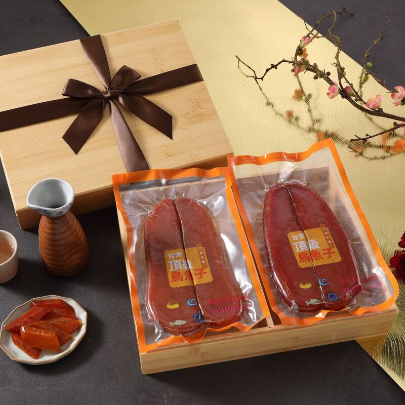 [大賞] 野生烏魚子雙入禮盒(8兩x2入), , large