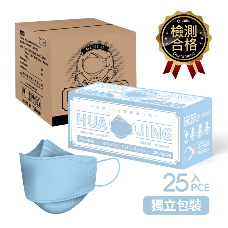 4D Face Mask  For  Adults-Lake Blue, , large