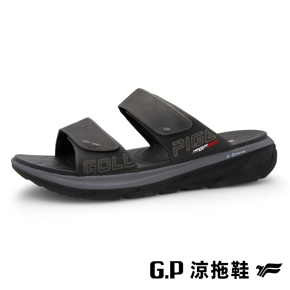G5663M輕量厚底男拖鞋, , large
