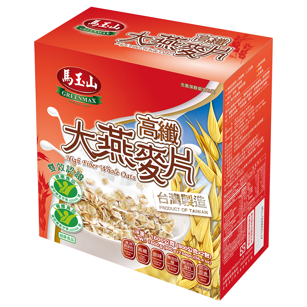 MYS high Fiber Whole Oats 1600g, , large