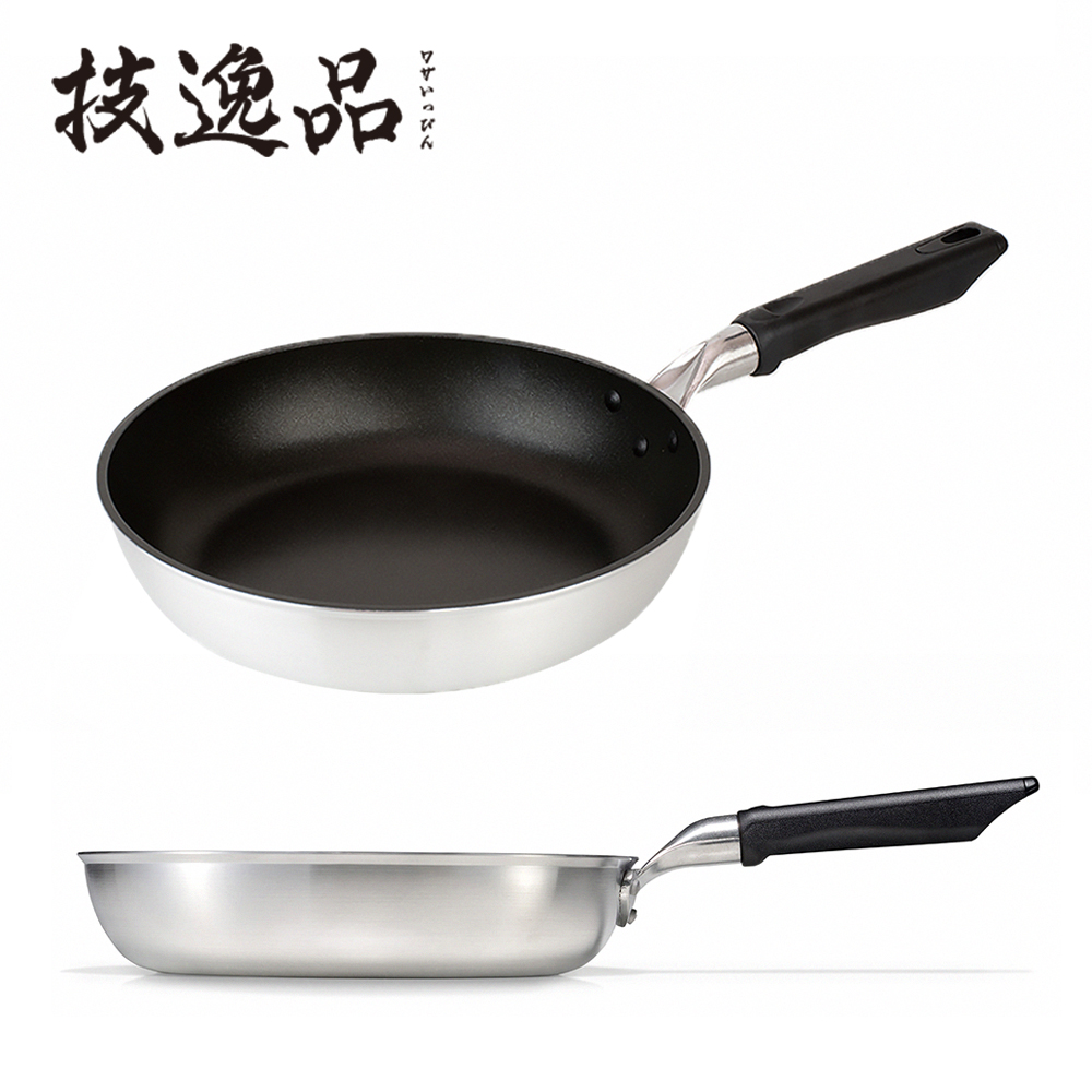 【技逸品】日本製不沾鍋炒鍋28cm(大金ES加工/鍋底部厚度2.7mm), , large
