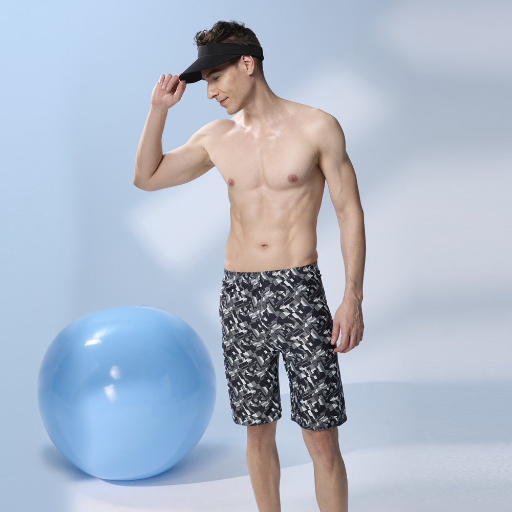 MONINA  MIT Big men beach swim trunks -XL, , large