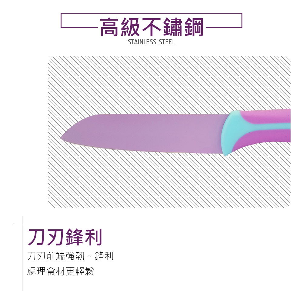 CLARE 可蕾爾 絢彩刀具 水果刀  不鏽鋼環保裝-Leidea樂德兒, , large