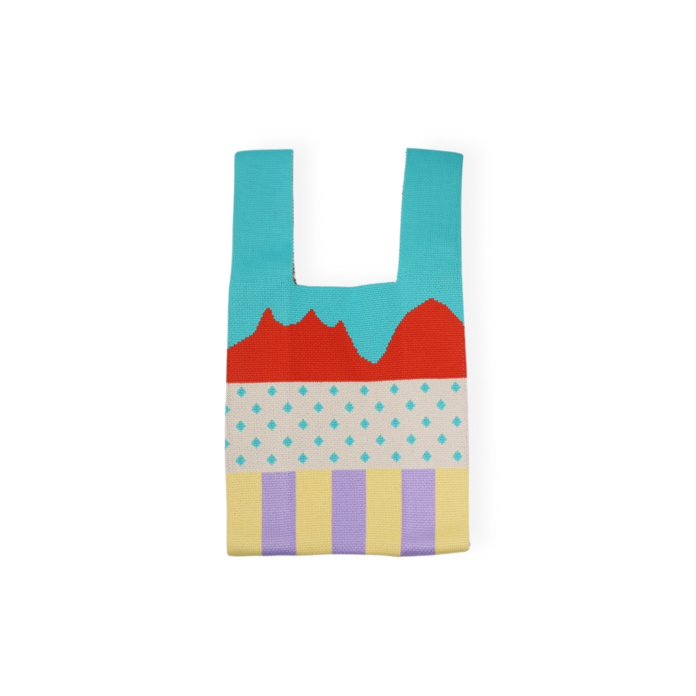 【YUN SELECT】 Knitted handbag, , large