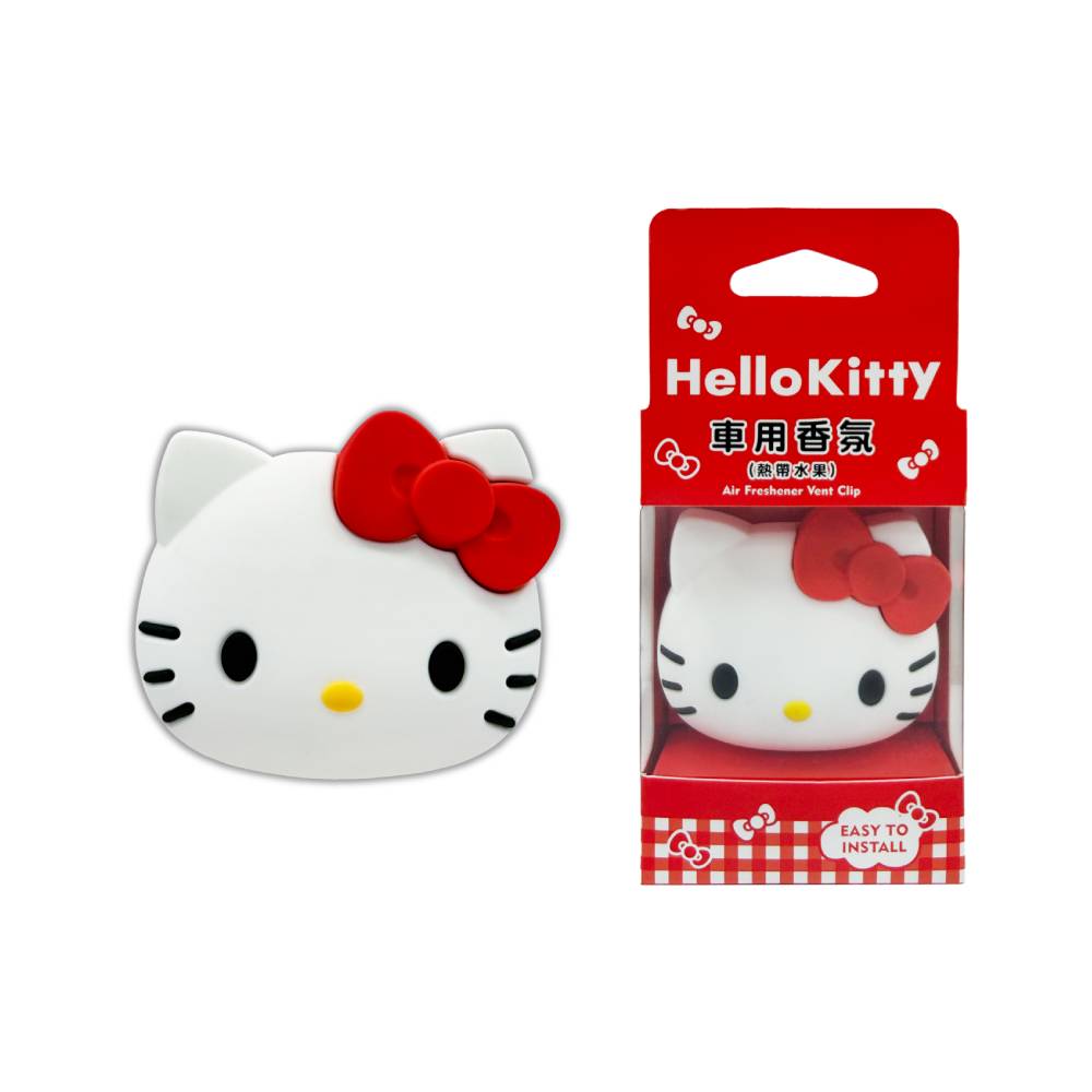 Hello Kitty 車用香氛出風口夾, , large
