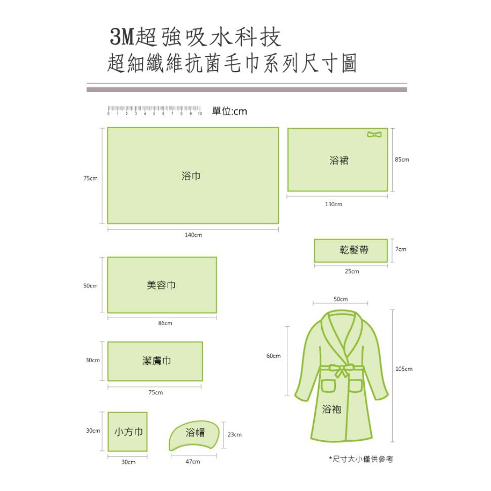 【現貨】MIT台灣製貝柔 3M 超強十倍吸水 超細纖維抗菌-潔膚巾30*75cm) P0072, , large