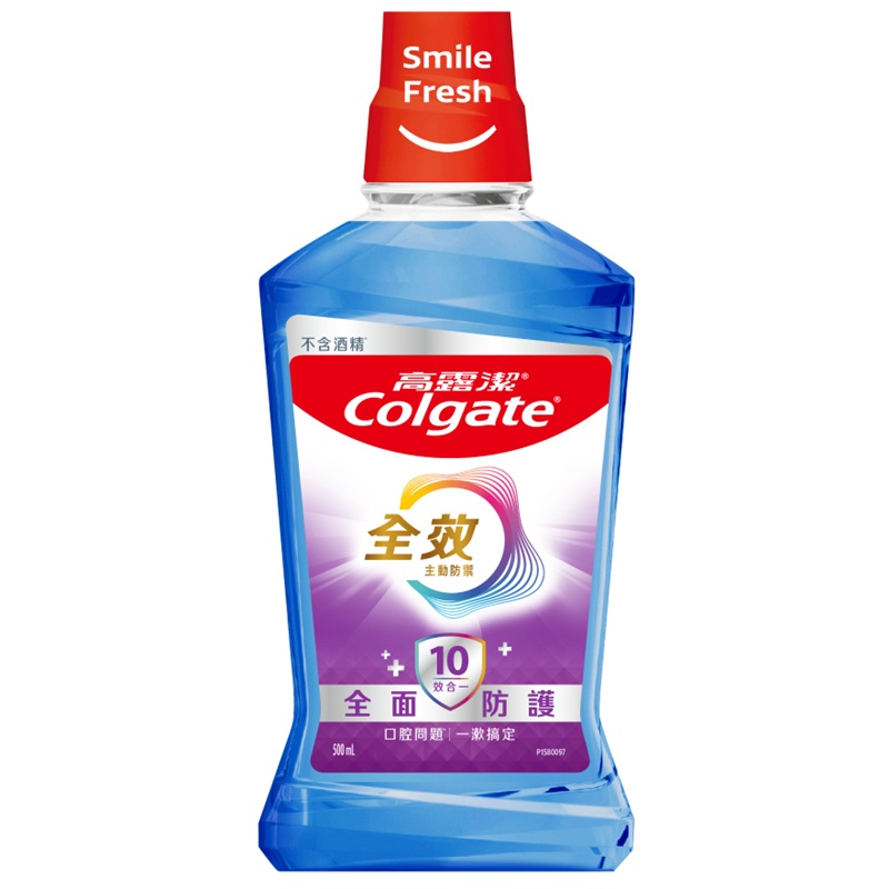 高露潔全效多效護理漱口水500ml, , large