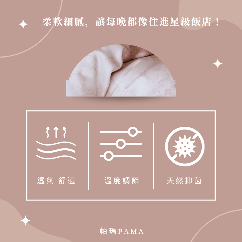 【帕瑪PAMA】60S 100%天絲兩用被床包組-花昭, , large